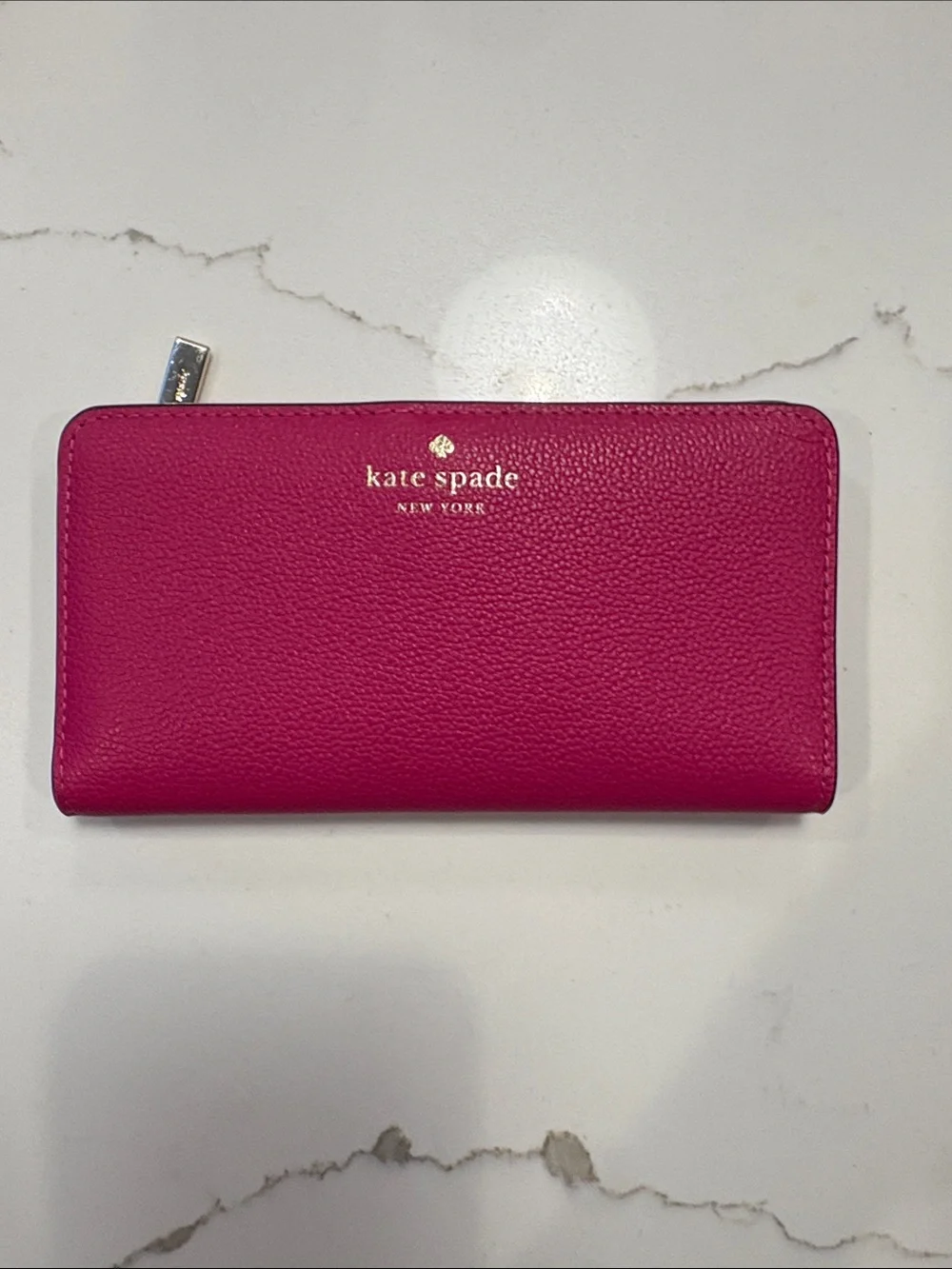Kate Spade Hot Pink Leather Wallet
